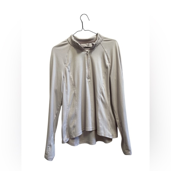 Avalanche Women's Heather Gray/Lilac Long Sleeve Tee - Picture 1 of 6